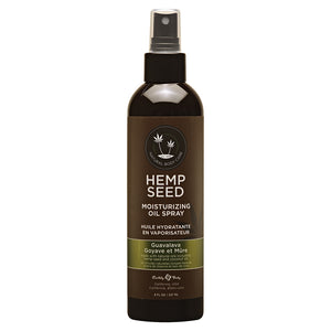 Earthly Body Hemp Seed Moisturizing Oil Spray-Guavalava 8oz